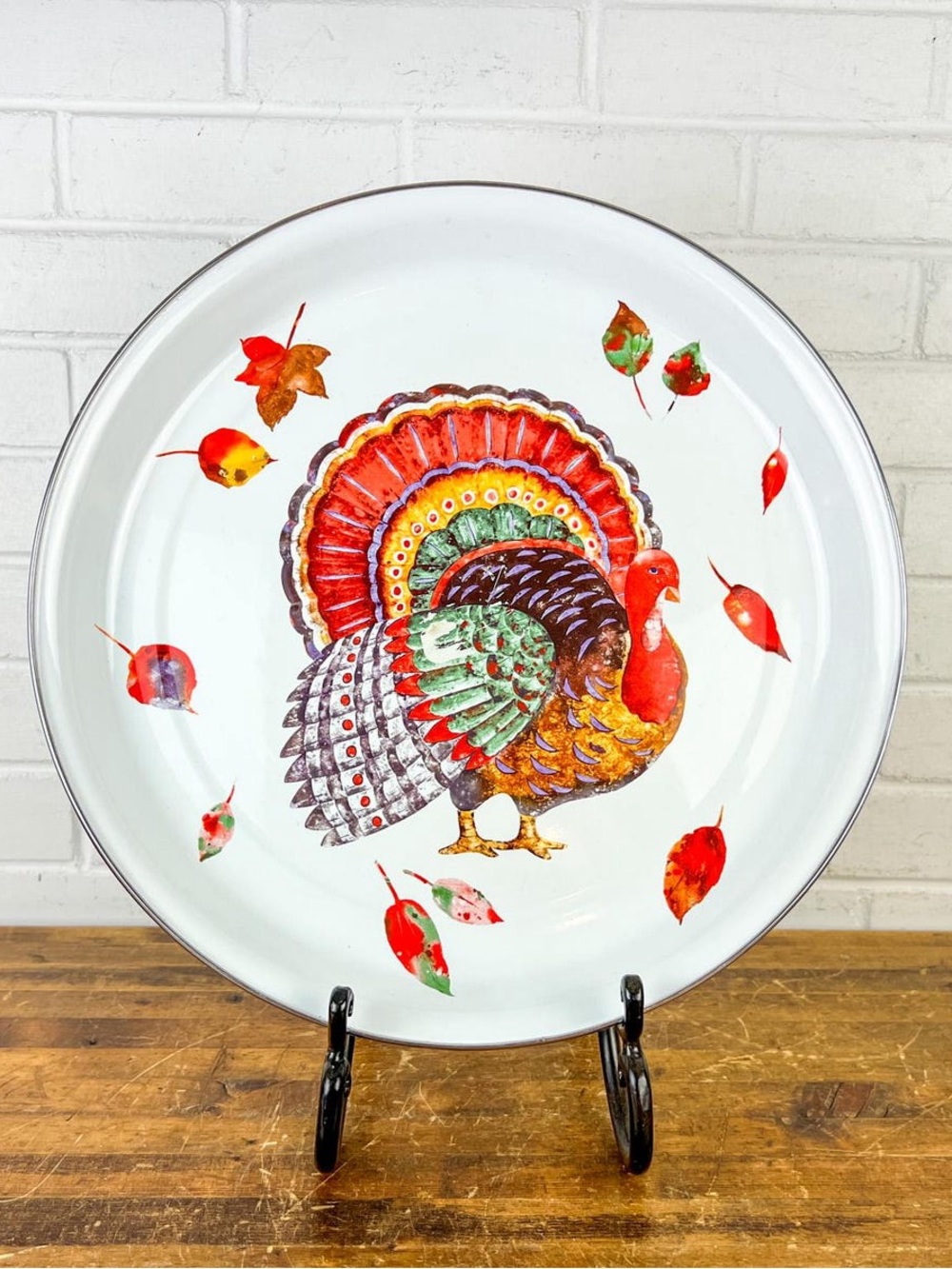 Vintage 1990s Hallmark Turkey Platter